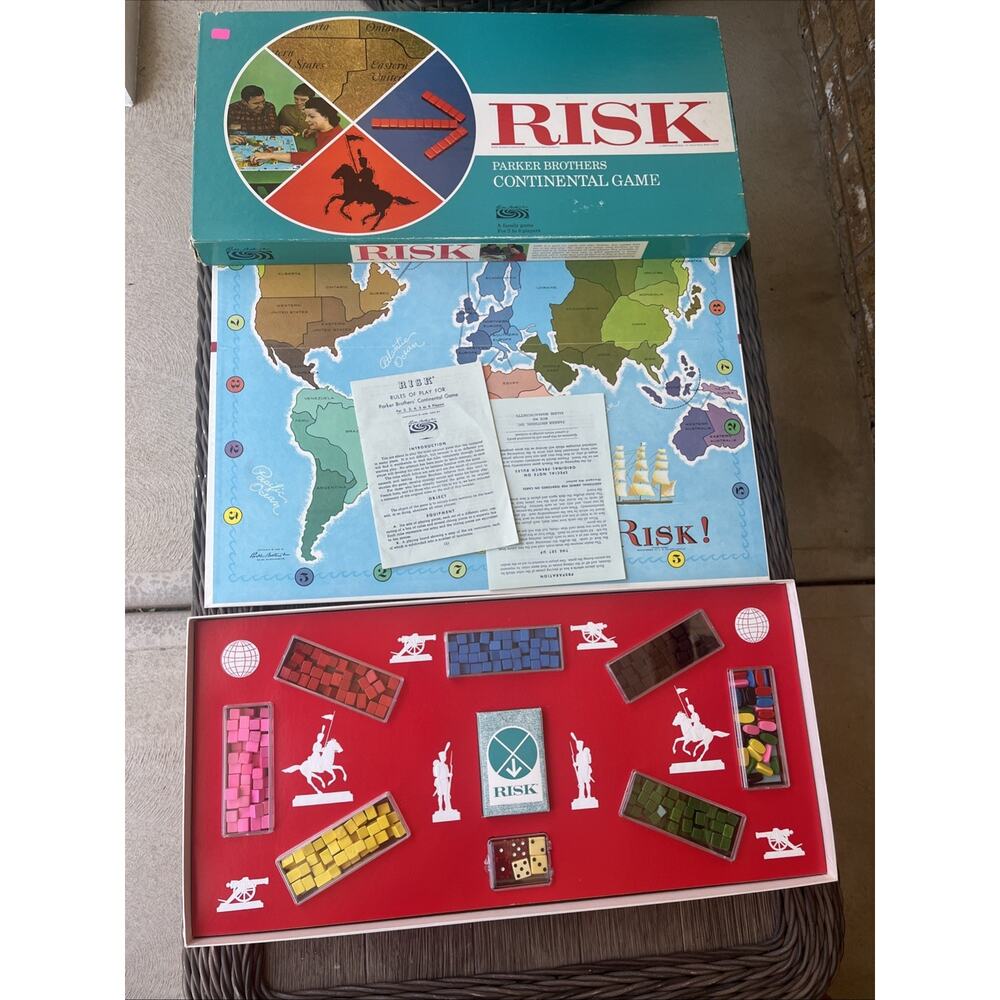 Vintage Risk Board Game 1968--COMPLETE, Great Condition!